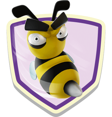 Rumble Stars Giftige Biene