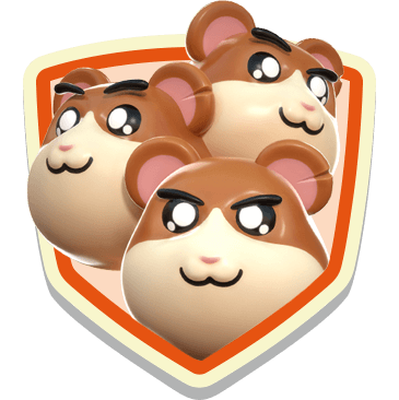 Rumble Stars Trio Hamster