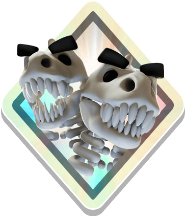 Rumble Stars Skeleton Dinos